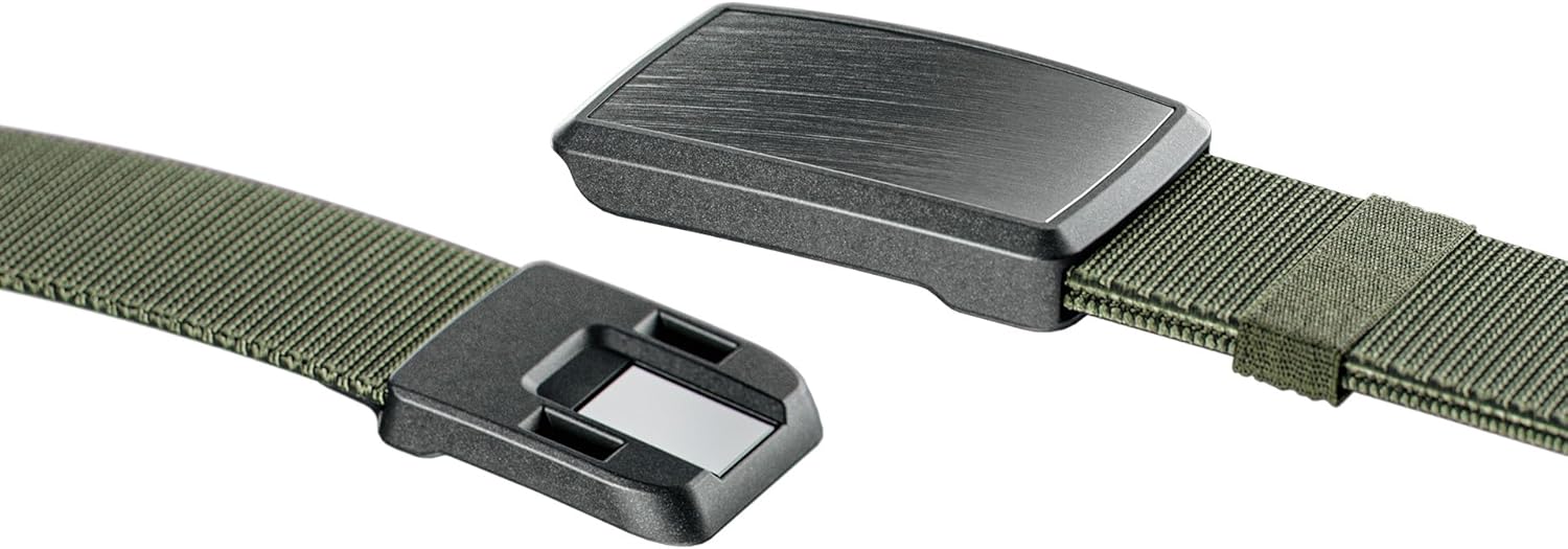 Groove Life Men and Women Belts for Jeans, Unisex Adjustable Elastic Fit with Magnetic Flat Clasp, Invisible Low-Profile - Image 7