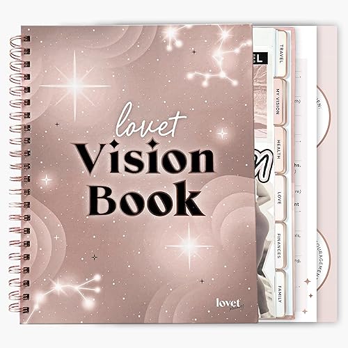 Miniatura 1 de Vision Board Book LUXE - Diario con tableros de visión integrados, sueños categorizados y rituales de gratitud