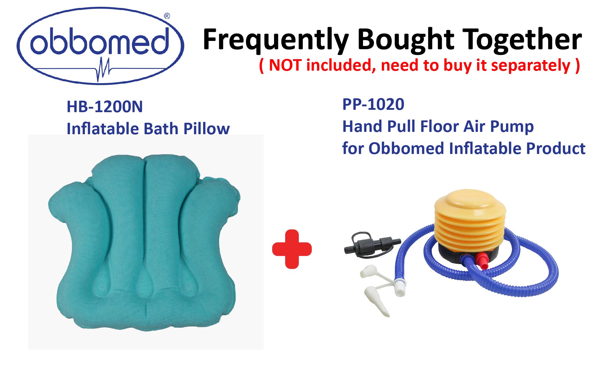 Buy ObboMed HB1200N Luxury Inflatable Terry Cloth Shell Spa Neck