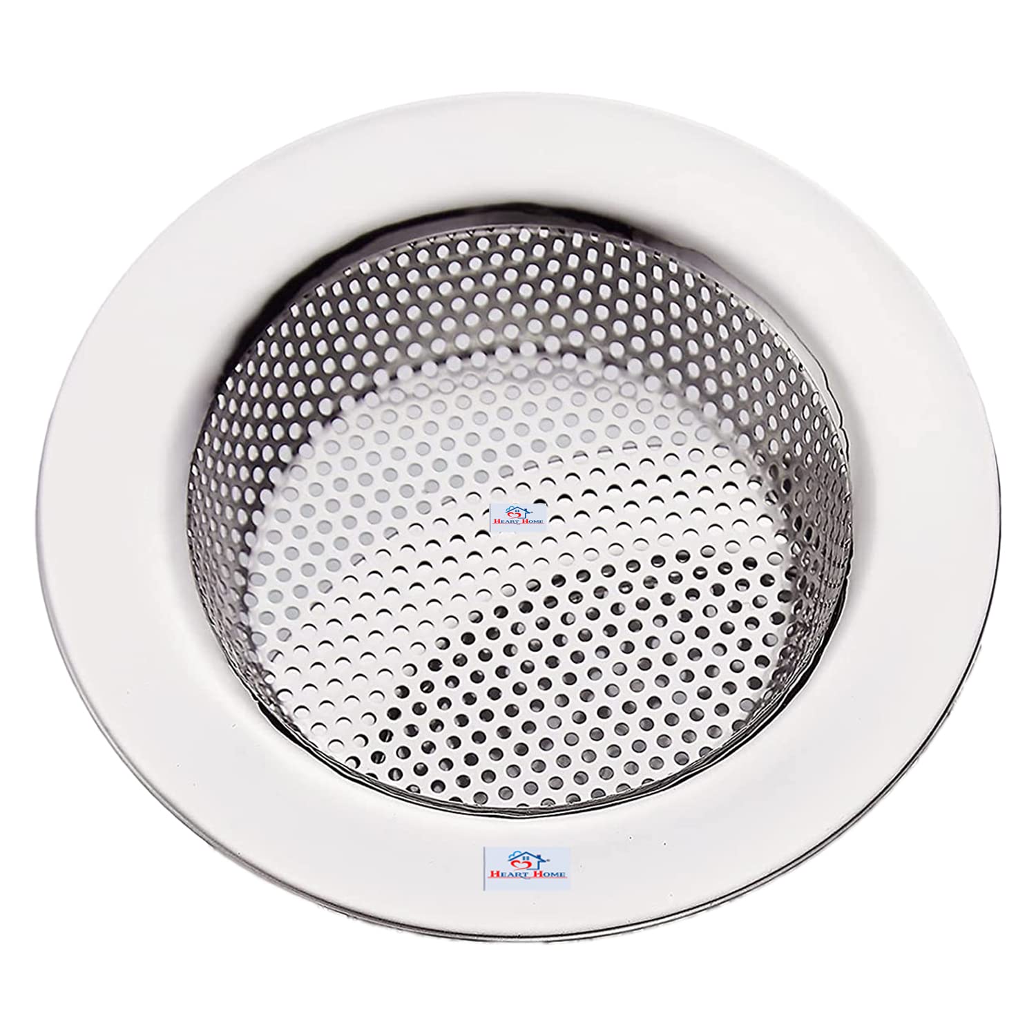 Heart Home Sink Strainer|Stainless Steel Mesh Drain Strainer|Sink Strainer for Bathroom|Sink Drainer Kitchen|4.3 Inch|(Silver) (B0BSLQKL3Y) Amazon Price History, Amazon Price Tracker