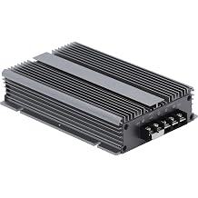 20A DC-DC 24V Battery Charger 12V to 28V Boost Converter for Flooded, Gel, AGM Muti-Stage Charging in RVS,Vehicles with Acc Control IP68 Waterproof