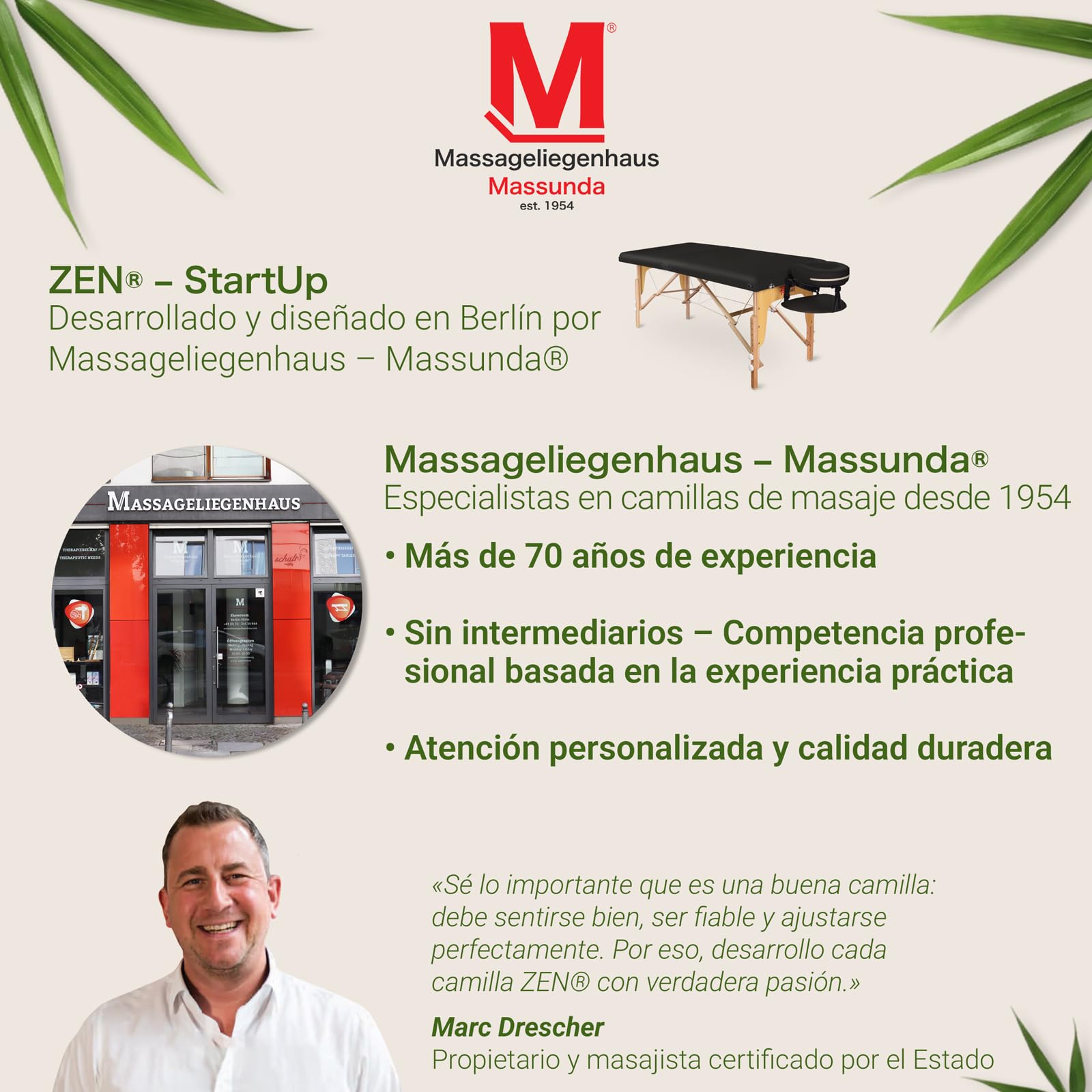 Zen – Camilla Masaje Plegable Mobile Startup de Altura Regulable - Camilla estetica sólida de Madera Maciza - Camilla Plegable con cabecera Regulable, reposabrazos y Bolsa de Transporte Negro