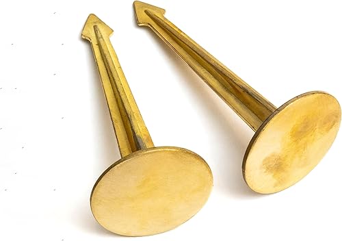 Miniatura 3 de Survey Stakes, marcadores de propiedad empotrada, marcadores de límite, latón macizo (1)