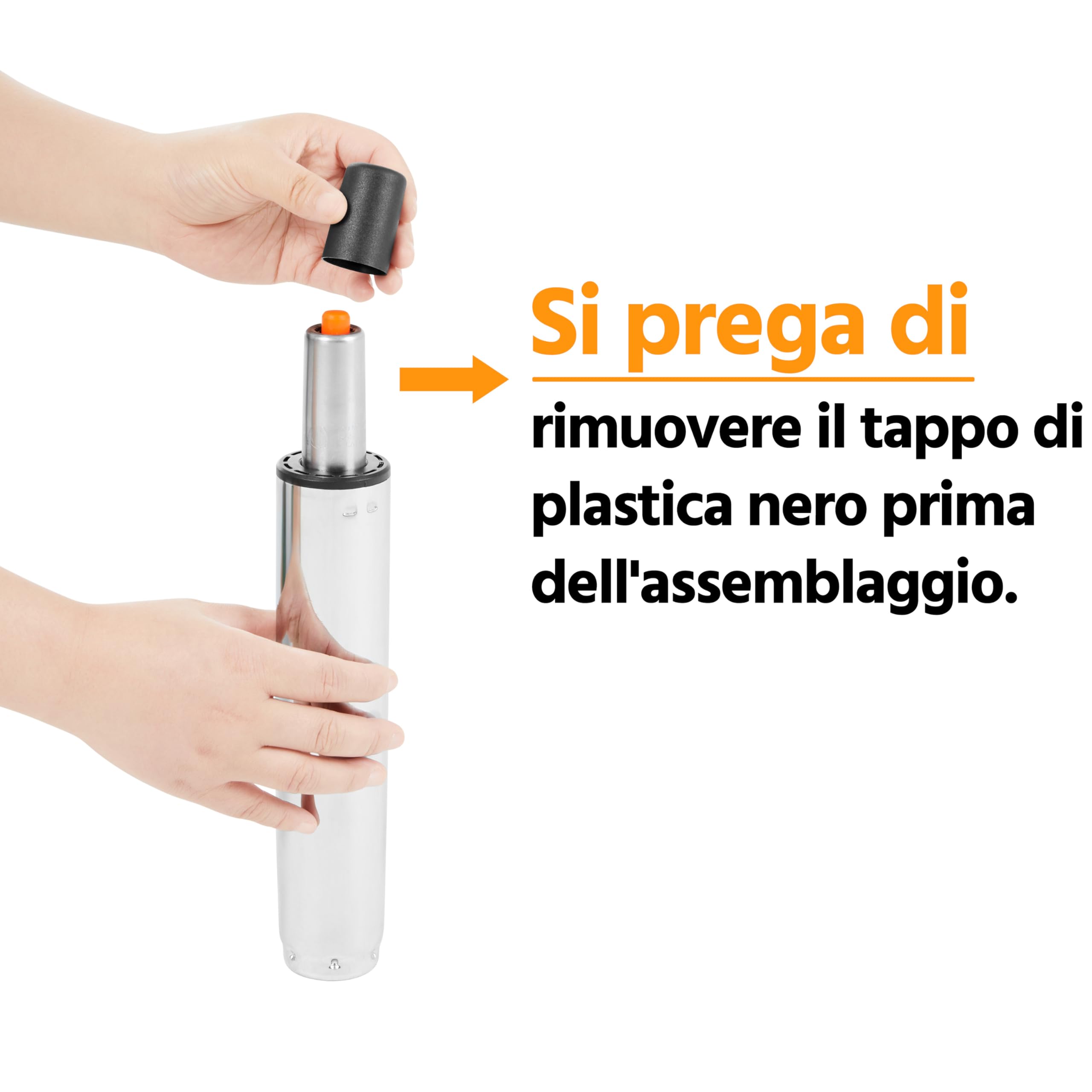 Sedia Ufficio Imbottita Girevole con Ruote Moderna | Senza Braccioli, in Finta pelle, Regolabile in Altezza, per Camera da Letto, Studio, Marrone