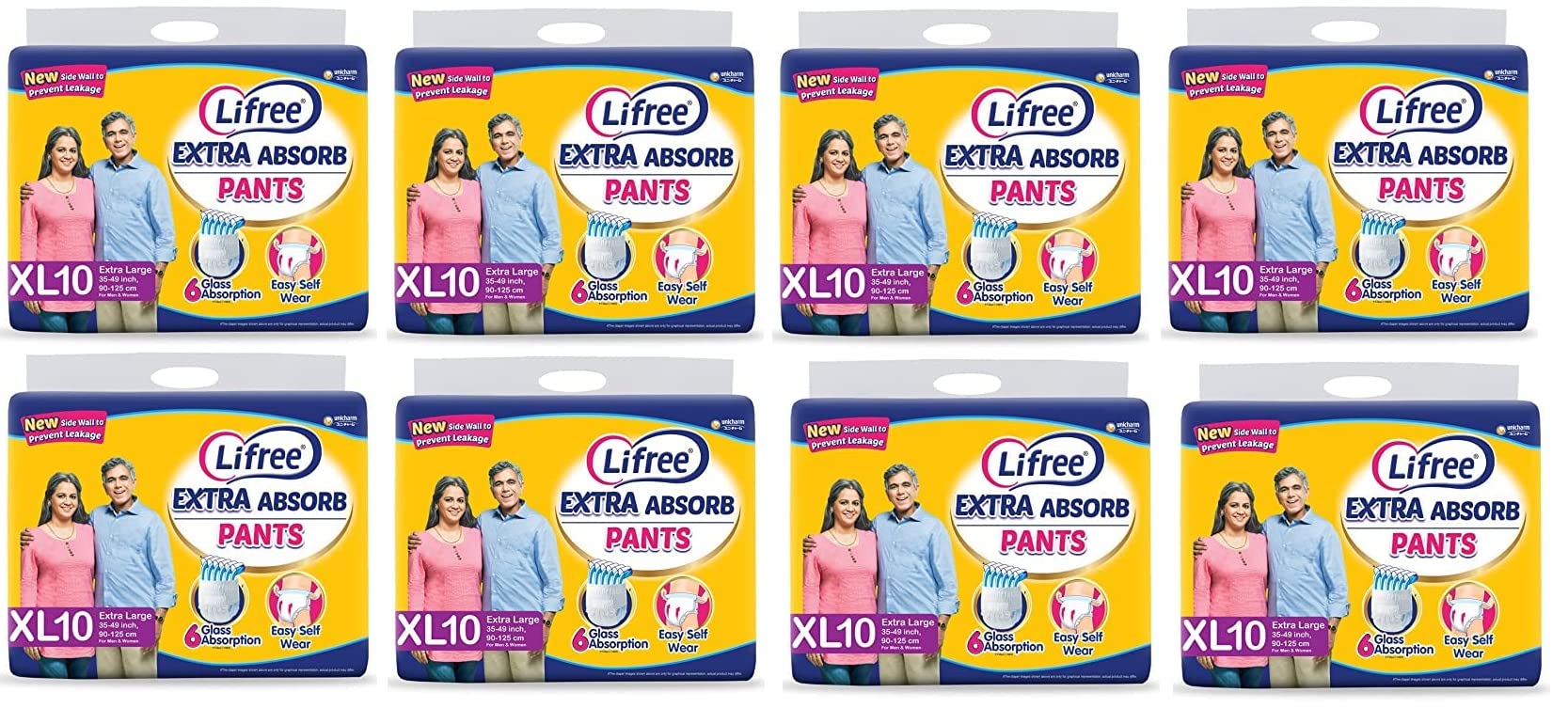 Lifree Extra Absorb Adult Diaper Pants For Unisex Pack of 80, Size : Extra Large (B0C6H4141K) Amazon Price History, Amazon Price Tracker