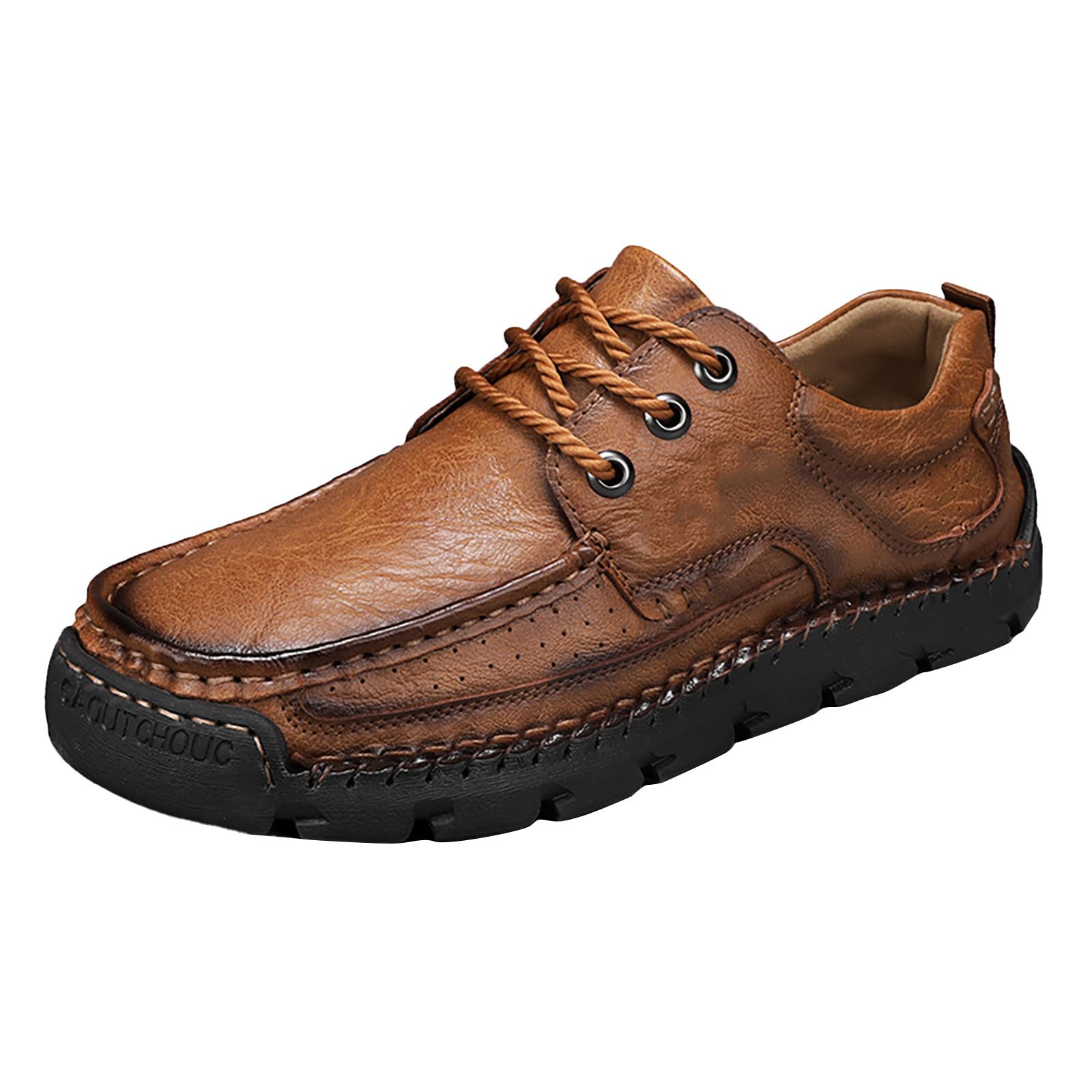 Zapatos planos casuales de piel sintética para hombre, mocasines clásicos