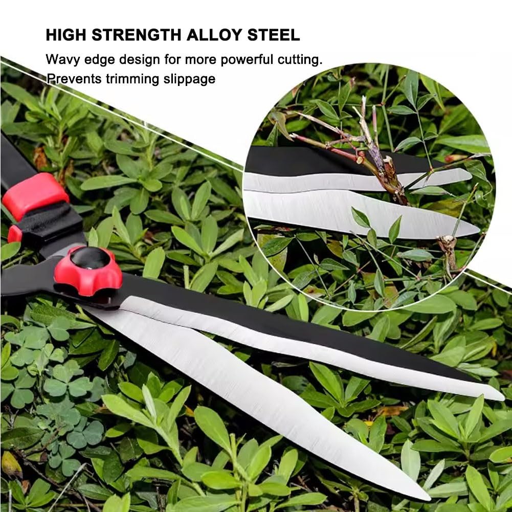 Especialidad tijeras cortasetos, tijeras de podar, potentes tijeras de podar for ramas gruesas, con cuchillas afiladas, ideales for recortar setos, verdor y plantas leñosas ligeras.(Straight blade 63c