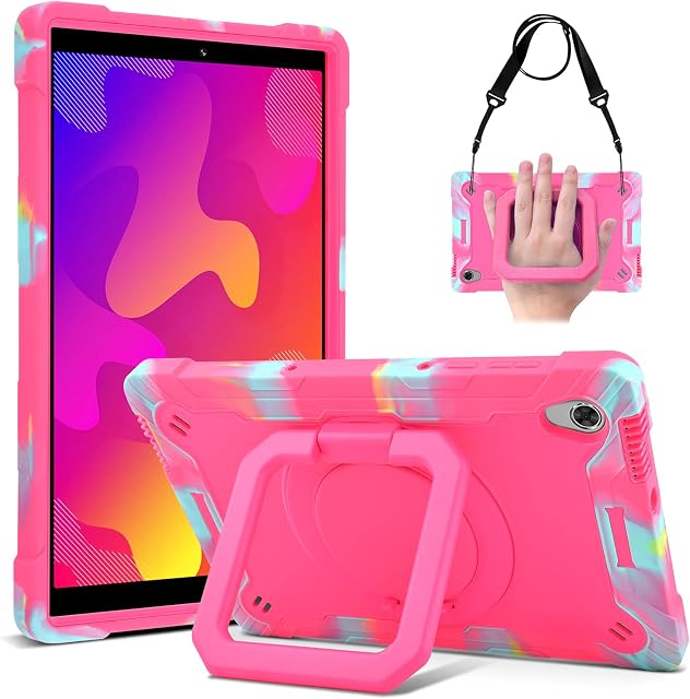 KATUMO Compatible with Lenovo Tab M10 HD 10.1" (2nd Gen) Cover(TB-X306F/X306X) , Swivel Stand & Hand Strap Shockproof Case [NOT FOR M10 TB-X605F/ M10 HD TB-X505/ M10 FHD Plus 10.3" TB-X606F/X606X]