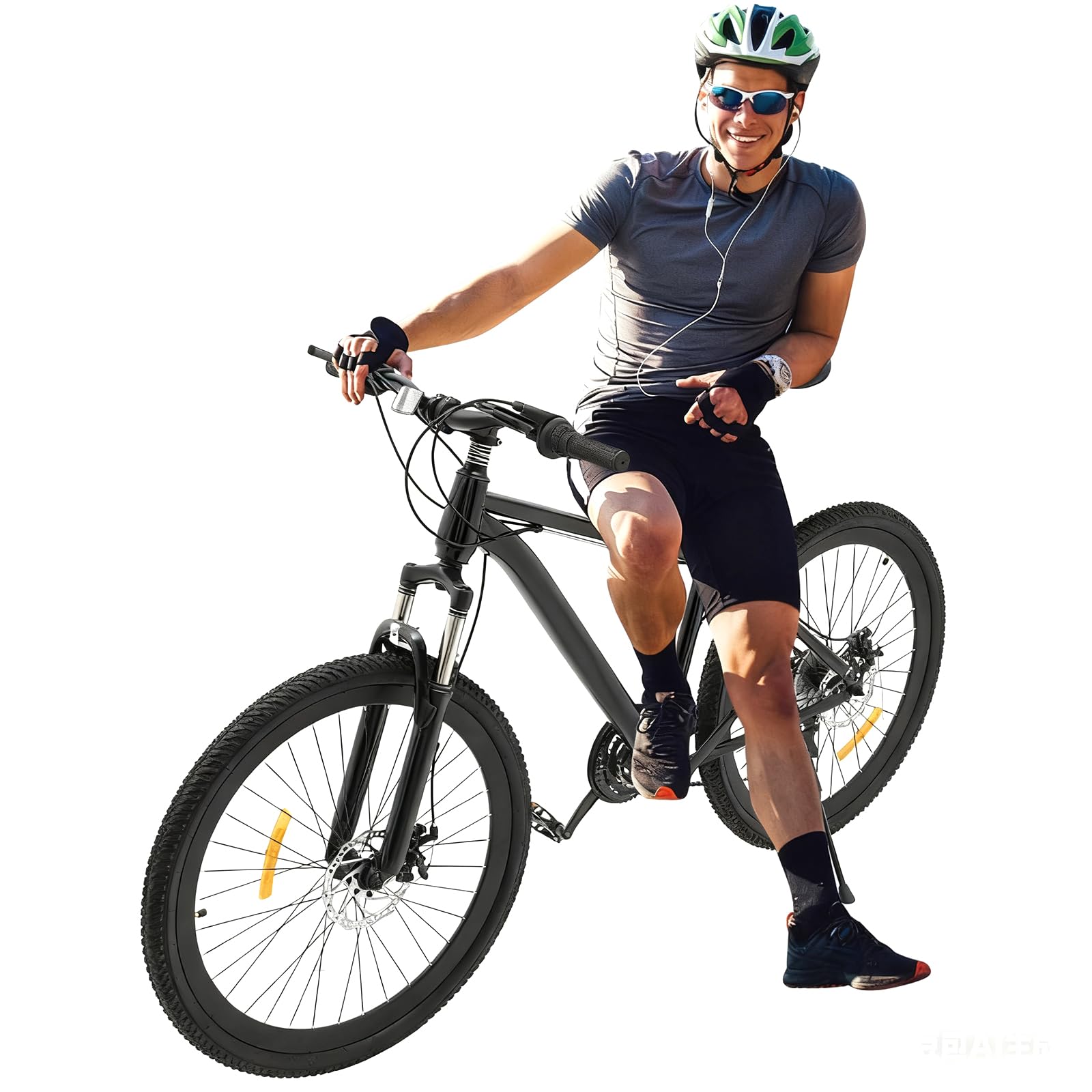 Bicicleta de Montaña de 26 Pulgadas 21 Velocidades Altura de Asiento Ajustable BTT para Personas Mayores de 12 Años para Entretenimiento o Ejercicio, y Se Aplica a Ciudades, Parques, Acera