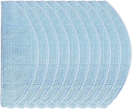 For Laresar For Mars 01 For Lubluelu Robot Vacuum Cleaner Replacement Microfiber Mop Cloths Floor Cleaning Pads Accessories Kit For Home Daily Use10 PACK