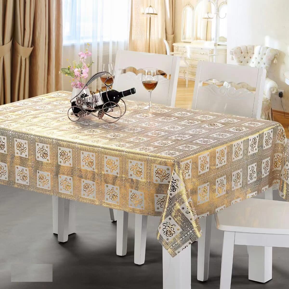 See full amazon price history chart for CASA-NEST Gold Embossed Exclusive Table Cover, Size 36x54, 4 Seater Golden Table Cover, gold001 (Gold3) CASA-NEST Gold Embossed Exclusive Table Cover, Size 36x54, 4 Seater Golden Table Cover, gold001 (Gold3) (B0C2HVNDCG) Amazon Price History, Amazon Price Tracker