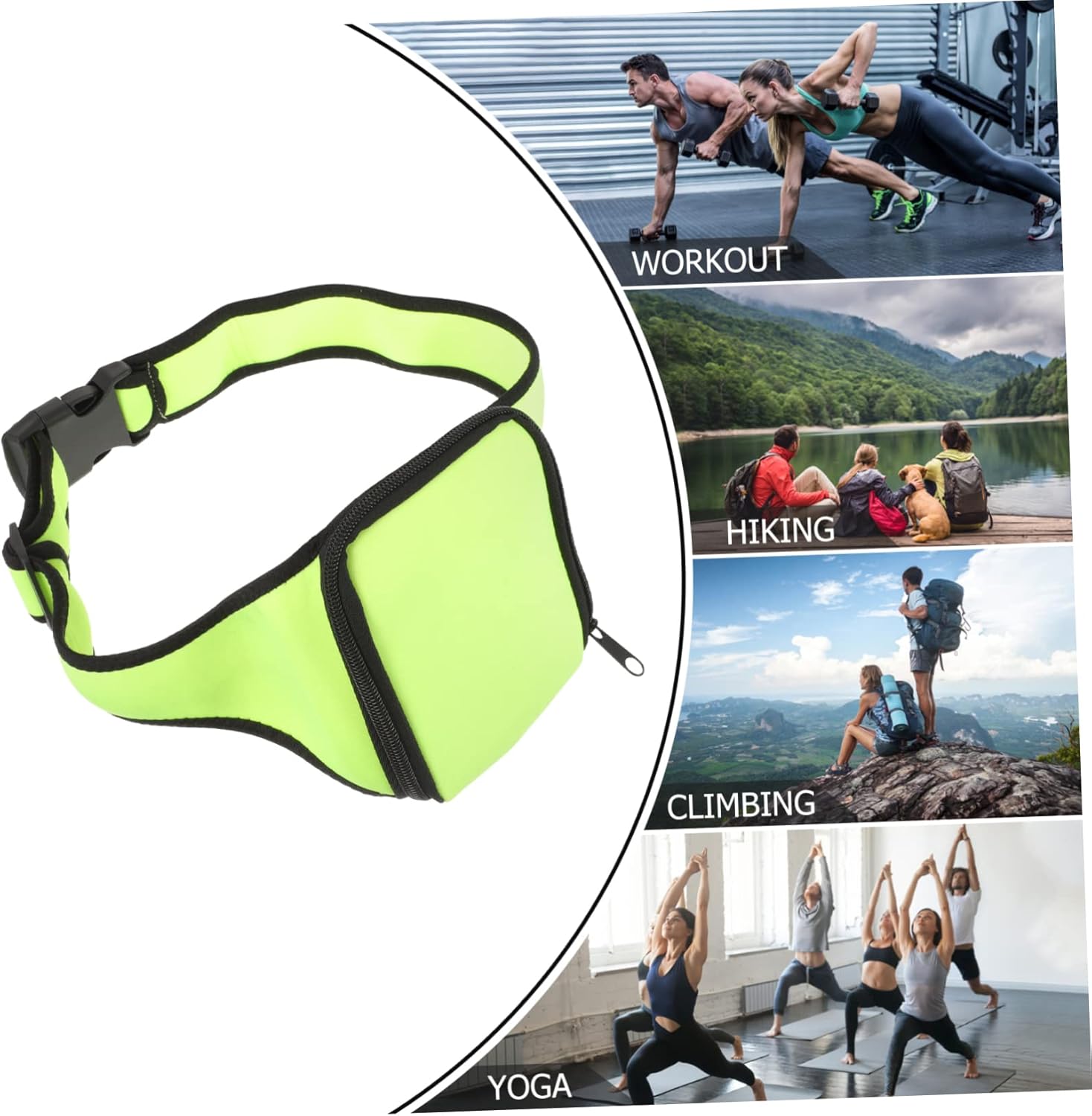 VICASKY 5pcs Microphone Holder Pouch Mic Belt Bag Stylish Waist Carrier for Fitness Performers Versatile Design for Phones Accessories Comfortable Fit for All Waist