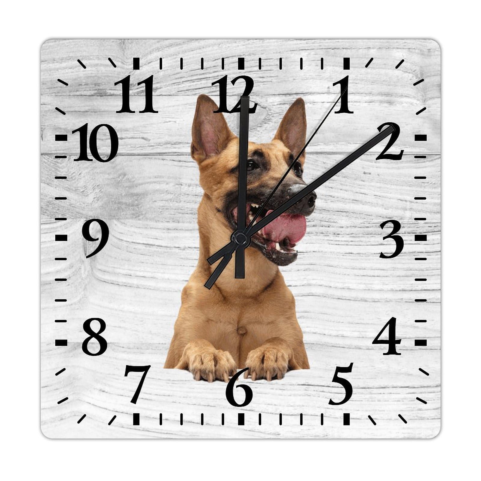 Horloge murale berger belge carrée 38 cm idéale pour décorer une cuisine moderne