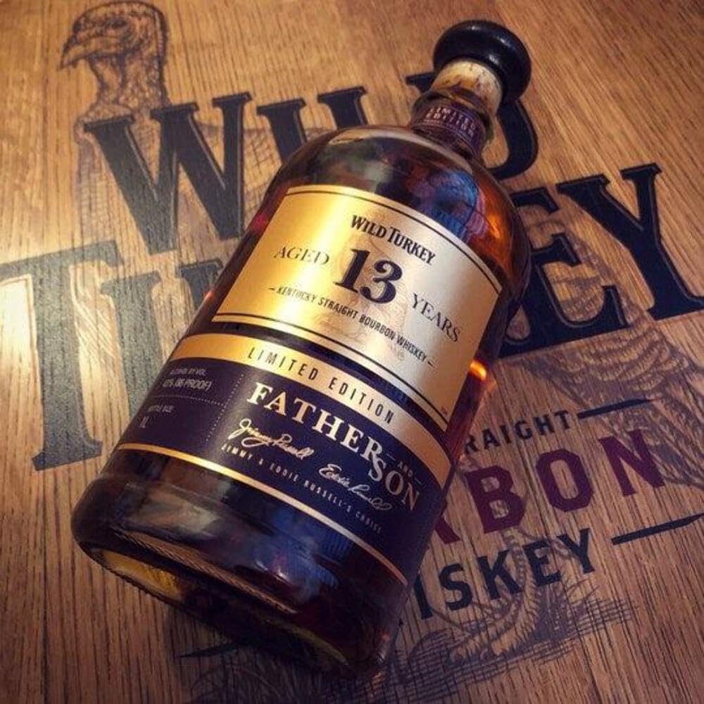 Wild Turkey 13 Years Old Kentucky Straight Bourbon Whiskey FATHER