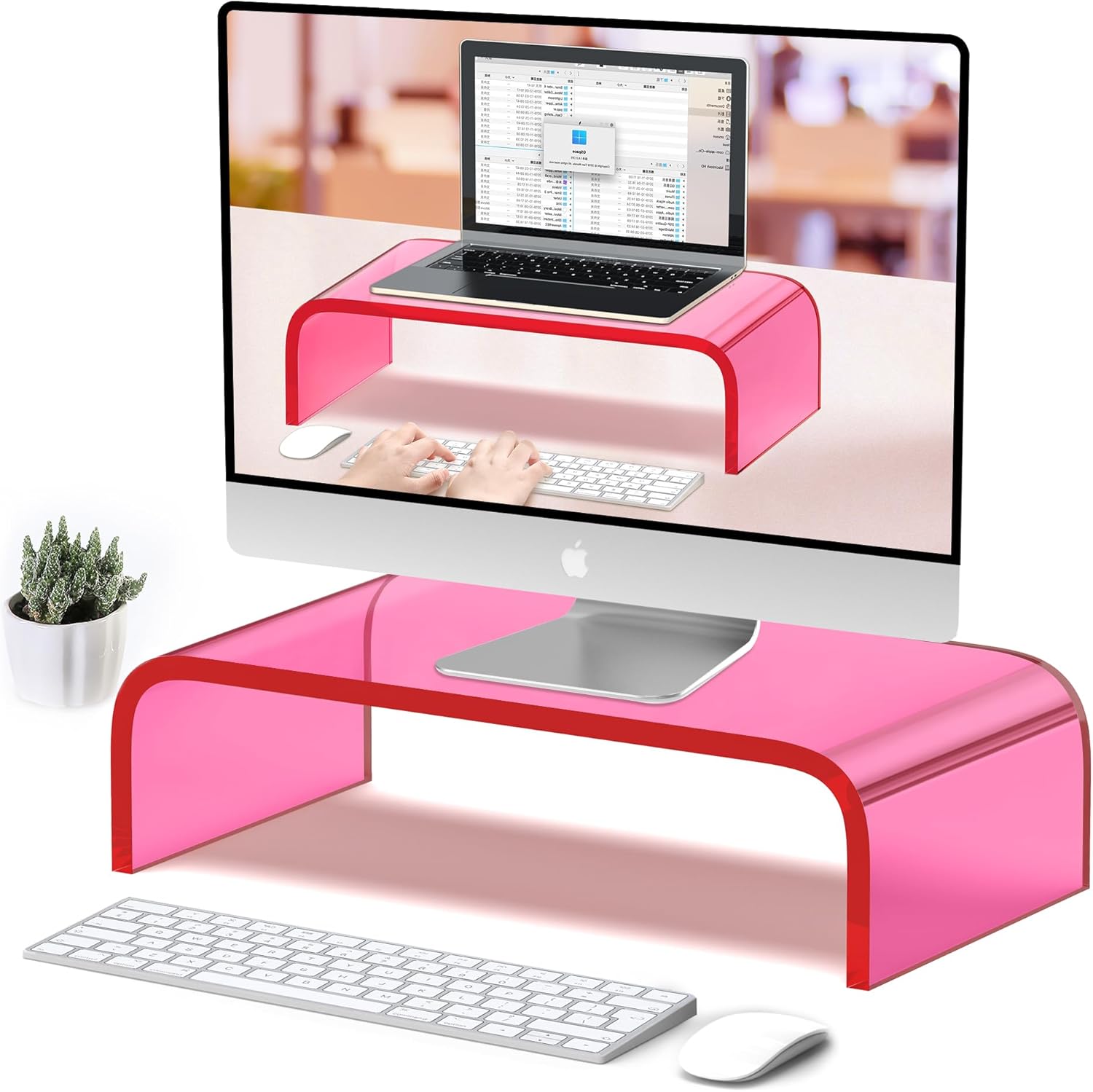 Pink 15x7.5x4''