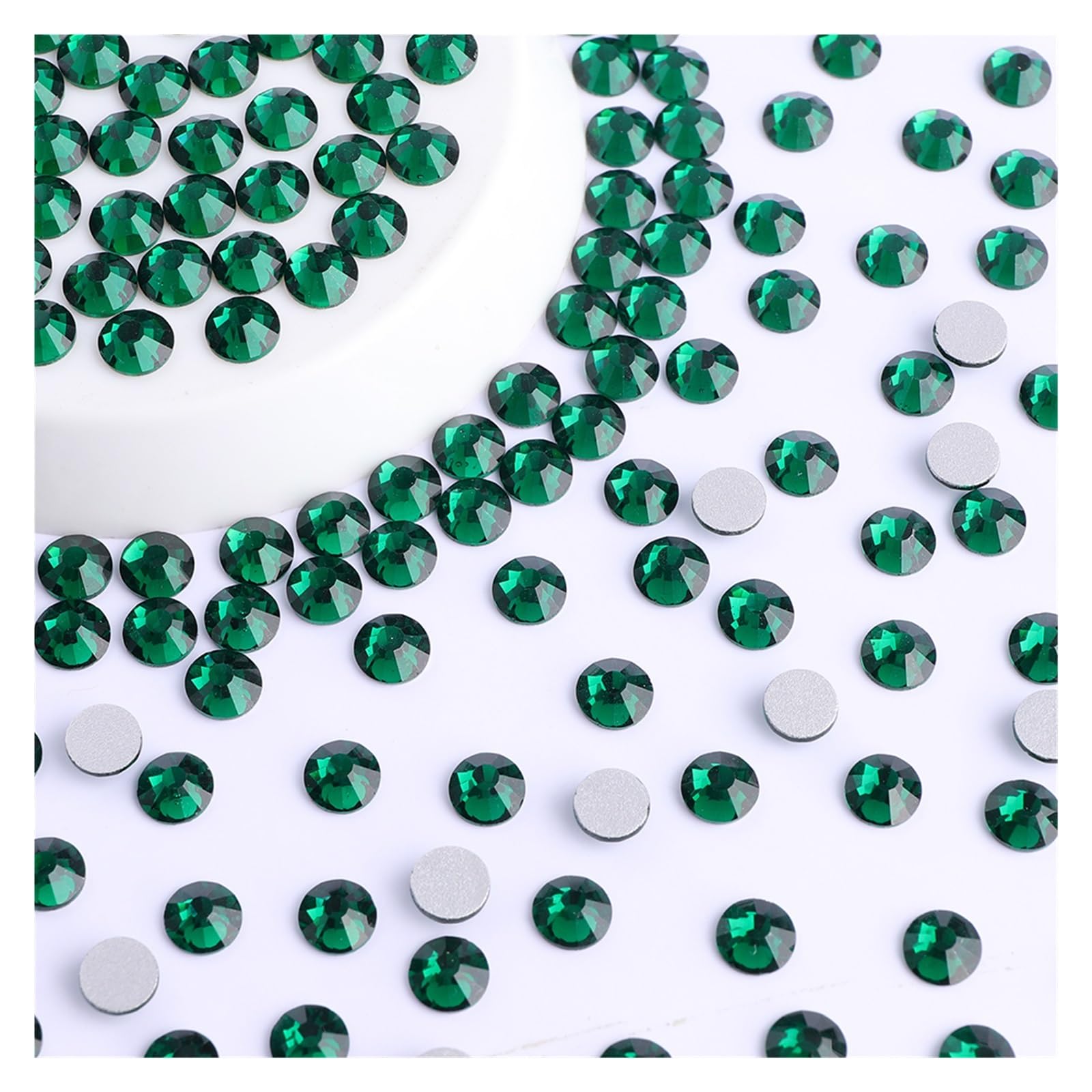 Glass Nail Art Rhinestones Glitter Round Flatback Crystal SS6 SS20 Manicure