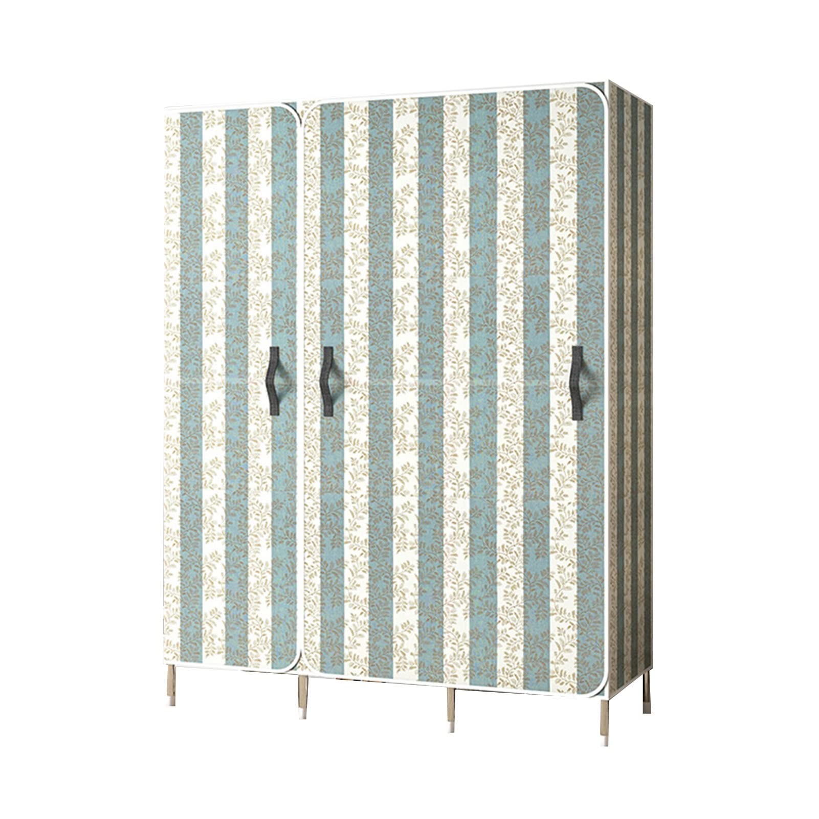Meuble de rangement portable en toile avec penderie intégrée et housse de protection