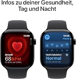 Apple Watch Series 10 (46 mm GPS + Cellular) Montre connectée avec Boîtier en Aluminium Noir de Jais et Bracelet Sport Noir (M/L). (Reconditionné) - 5
