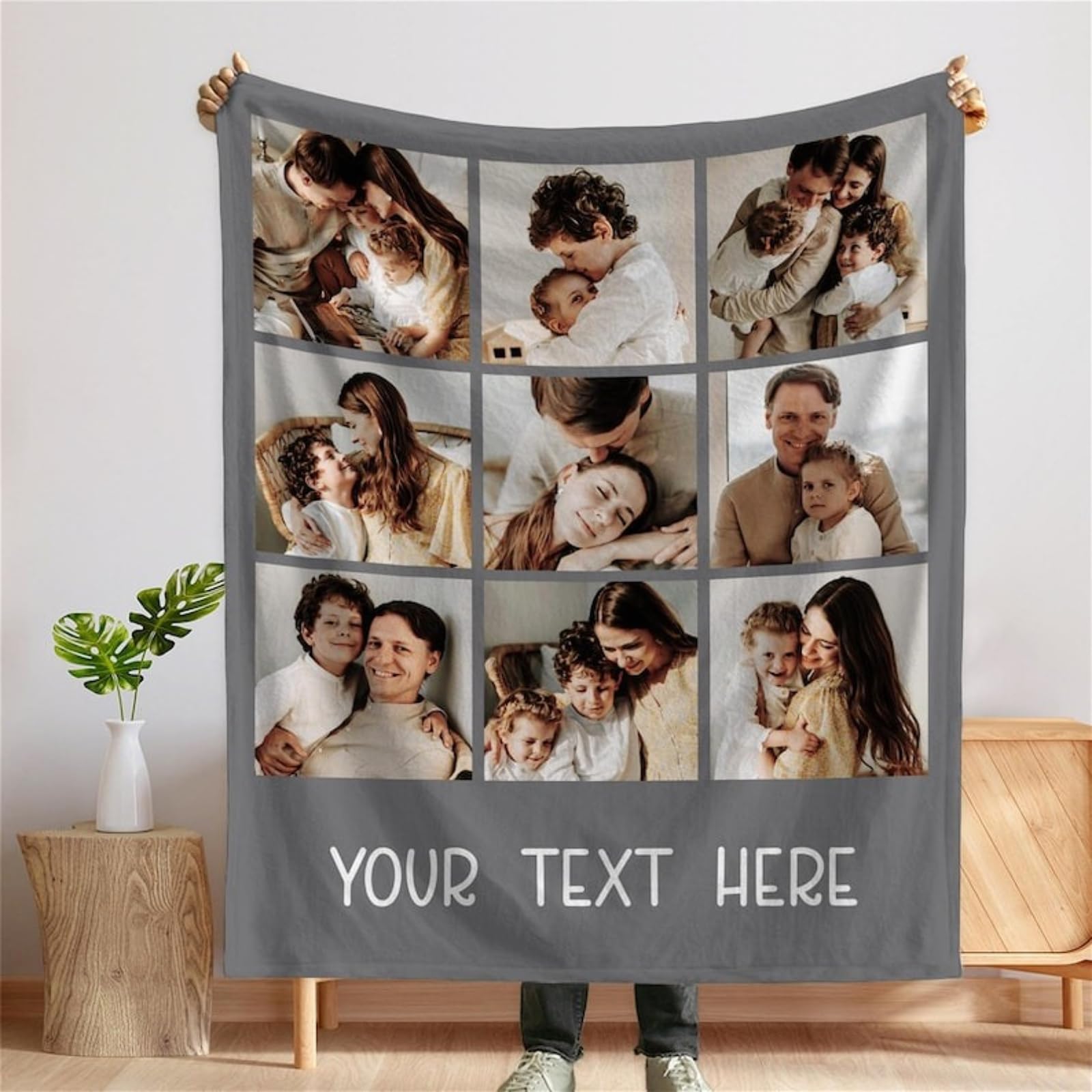 Plaid personnalisé avec vos images pour des soirées cocooning