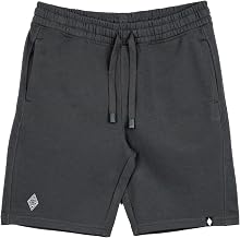 Borussia Mönchengladbach Sweatshorts Emblem Dark Grey | Official Merchandise Foal Shop | Leisure Shorts with Embroidered Diamond