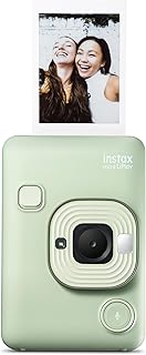 富士フイルム(FUJIFILM) クリスマスプレゼント お年玉ギフト チェキ インスタントカメラ/スマホプリンター instax mini LiPlay グリーン INS LIPLAY C GREEN VN