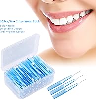 Vista 5 de 60 unids/caja de púas de hilo dental Recambio Palillo de dientes Inter-Dental Stick Palillo de Dientes para Oral Deep Clean Cuidado de la Salud
