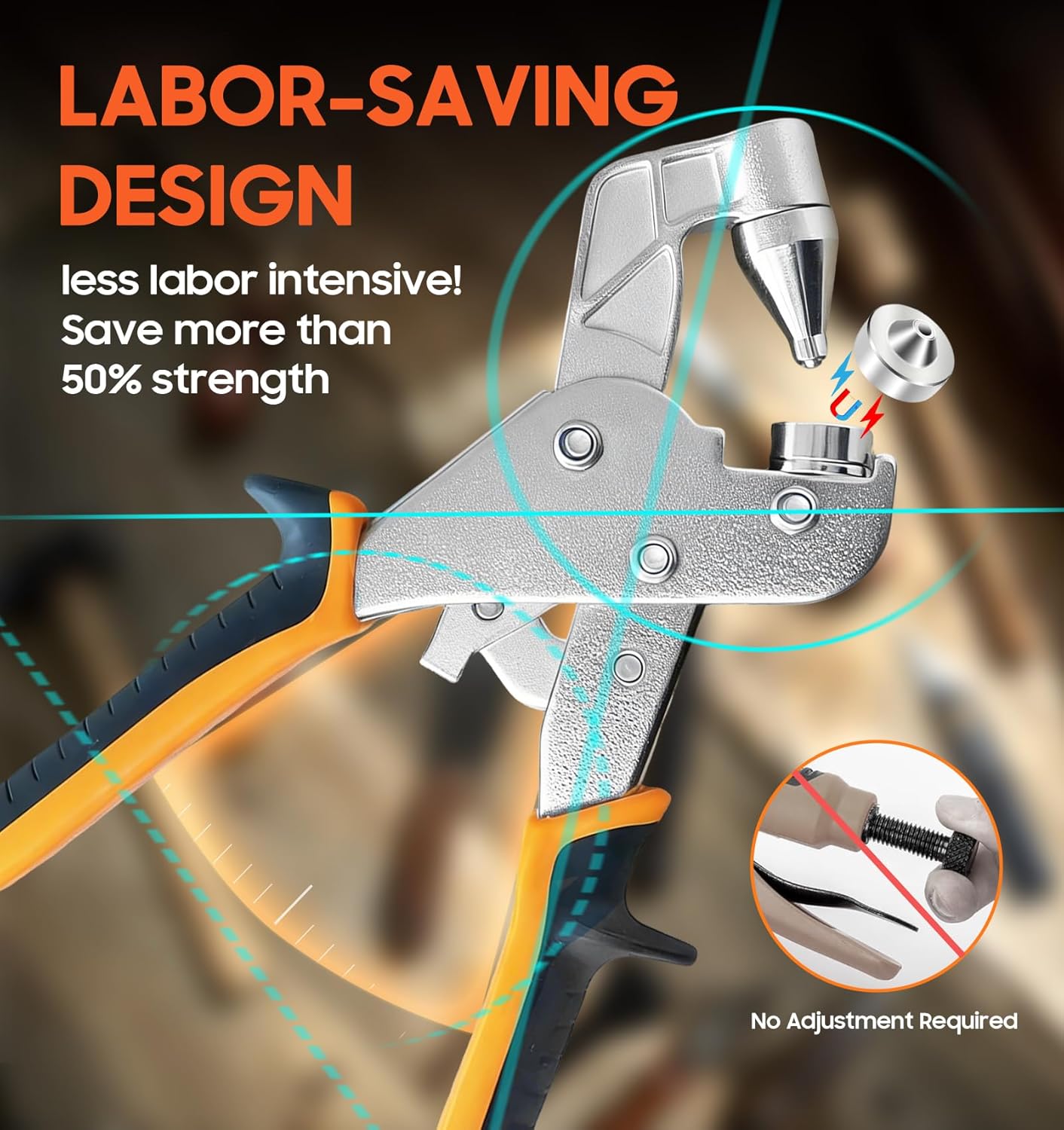 Snap Fastener Tool, Snap Kit with Tool, Canvas Snap Tool with 300 pcs Boat Cover Snaps, Repair and Replace Snaps DIY Leather, Sewing, Tarps, Fabric