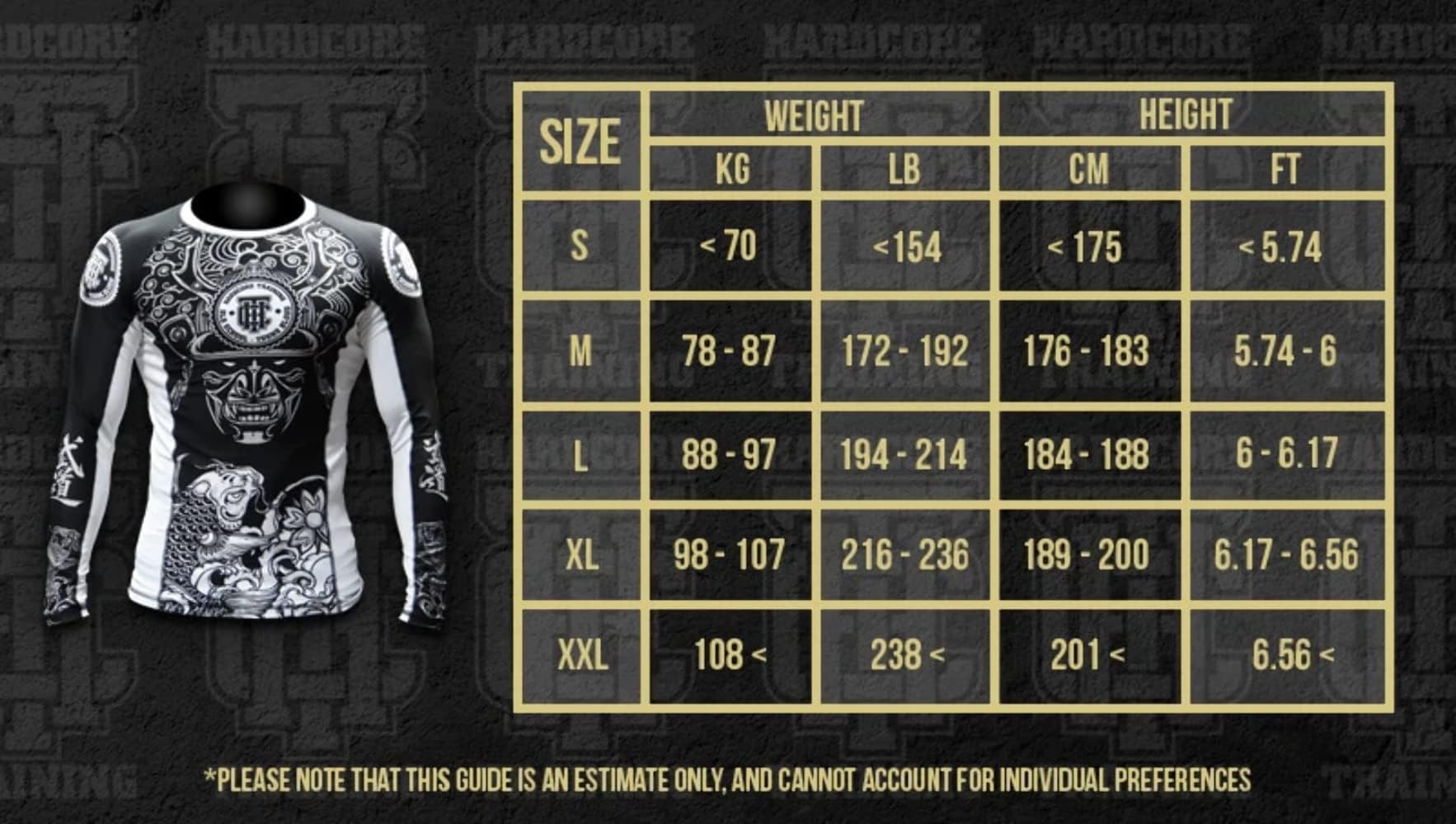 Hardcore Training Rash Guard Mężczyźni Kompresja Koszulka Długi Rękaw BJJ MMA No-Gi Obcisła Grappling Boks (DE/NL/SE/PL, Alfa, 5XL, Regularny, Regularny, czarny/szary/czerwony)