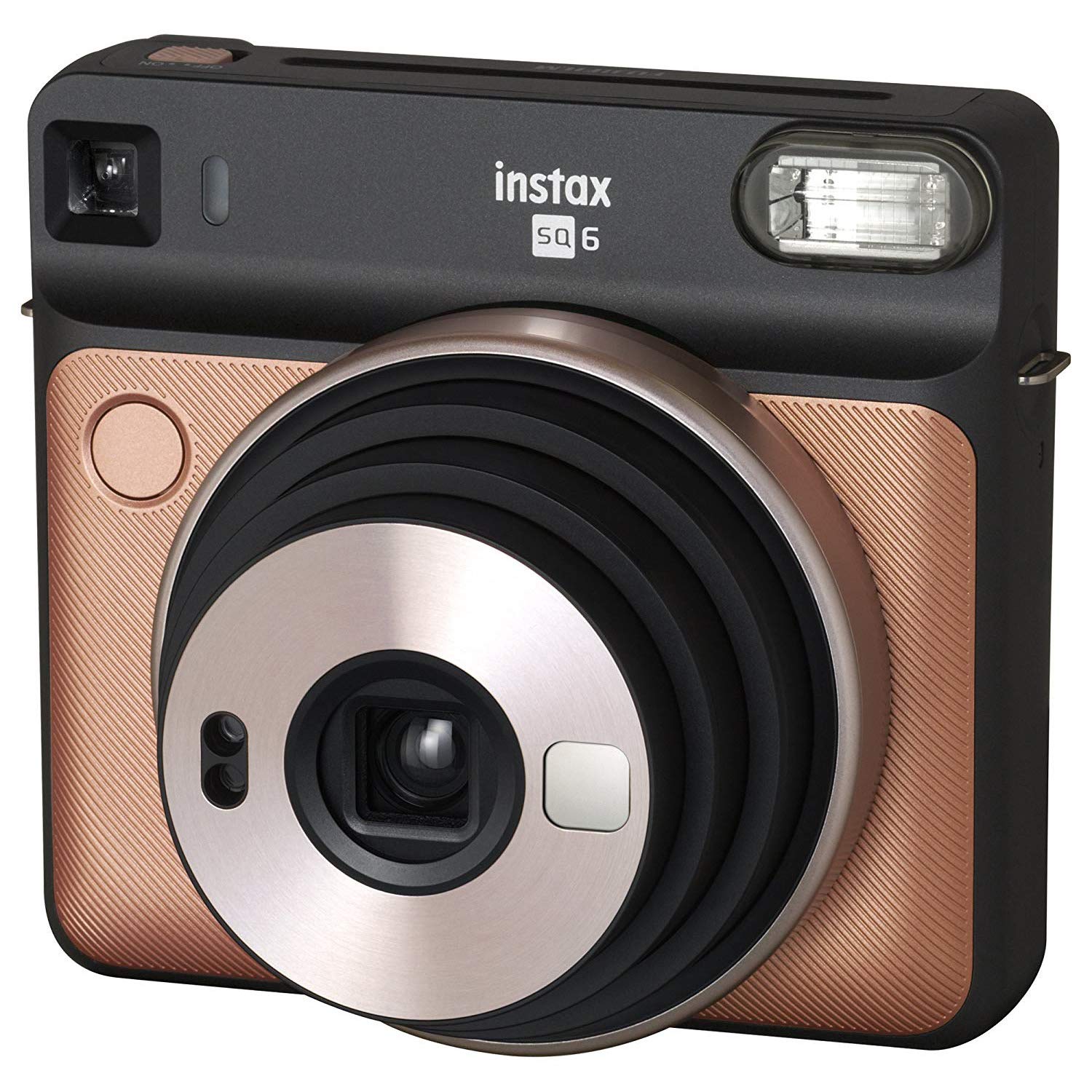 instax SQ6, Cámara Analógica Instantánea Formato Cuadrado, Dorado (Blush Gold)