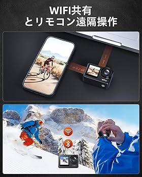 Amazon | XTU S6 アクションカメラ 4K 20MP【Ambarella H22 CPU&SONY