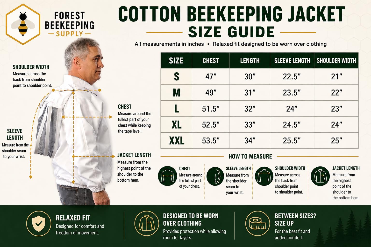 Jacke mit Fechten Schleier Kapuze, professionelle Premium Imker Jacken (groß)