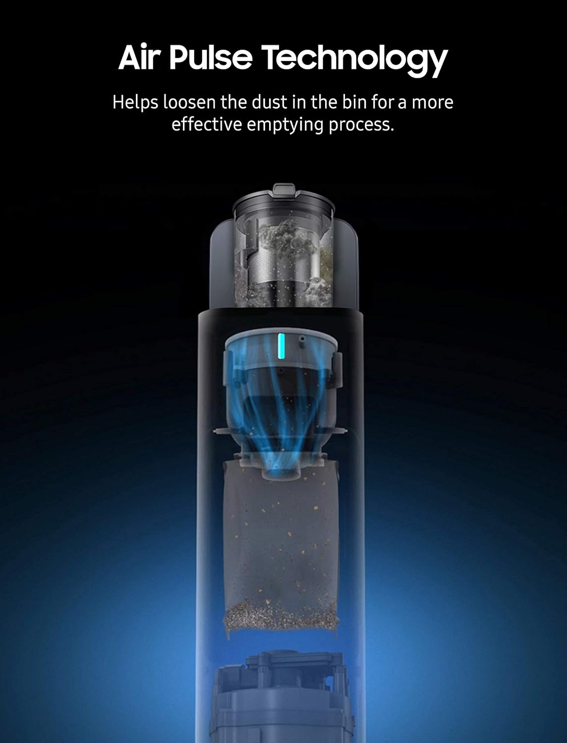 Samsung Station Dust Disposal with Hygienic Cleaning Filter Household-Handheld-vacuums, 2021, Airborne White