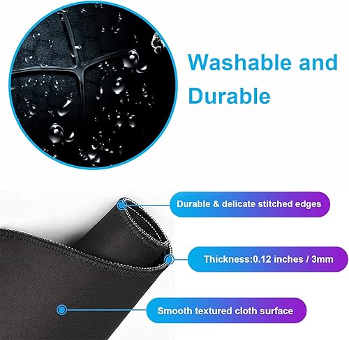 Miniatura 7 de Alfombrilla de mouse grande para juegos de anime, alfombrilla de mouse para teclado, almohadilla de escritorio y accesorios de decoración de oficina