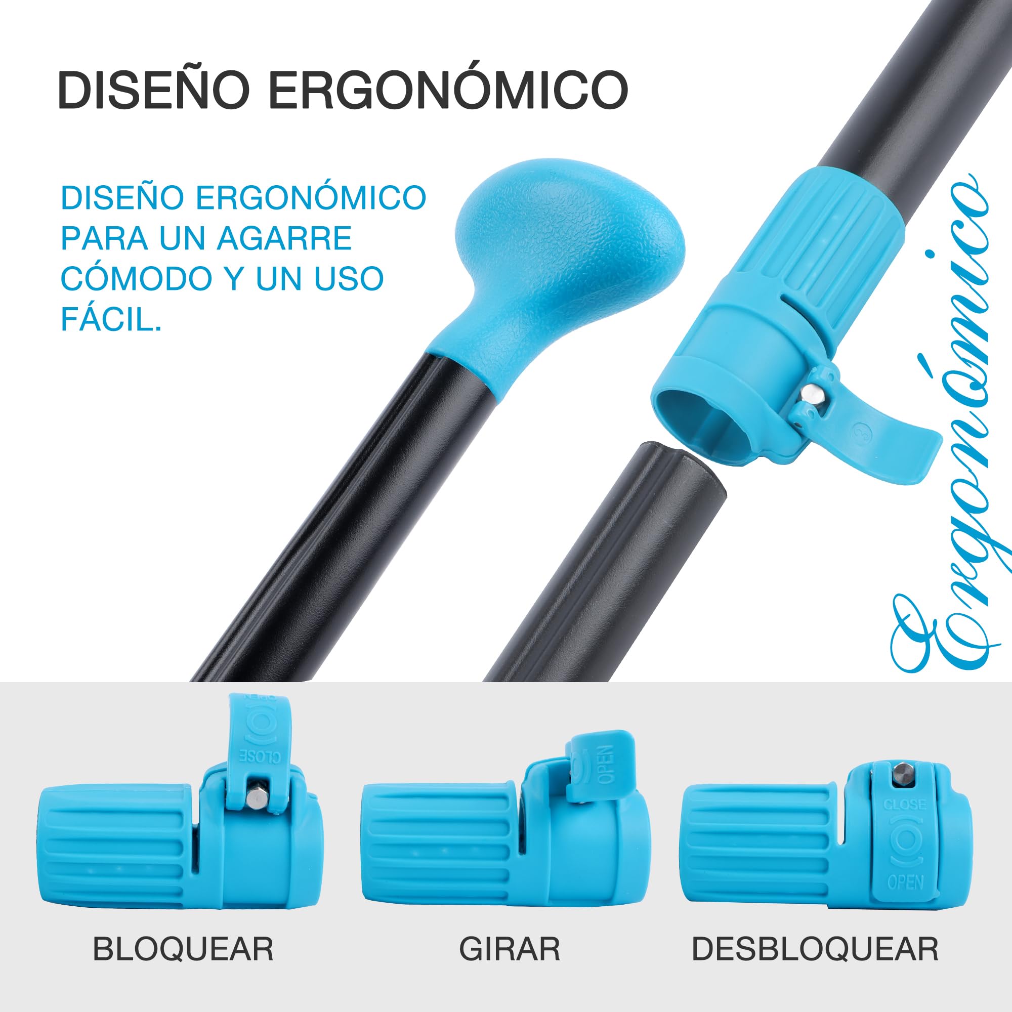 Niphean remos para Paddle Surf, remos Desmontables flotantes de 3 y 4 Piezas, Pala Ajustable para Kayak, Resistente y Duradera para Tabla de Paddle y Canoa
