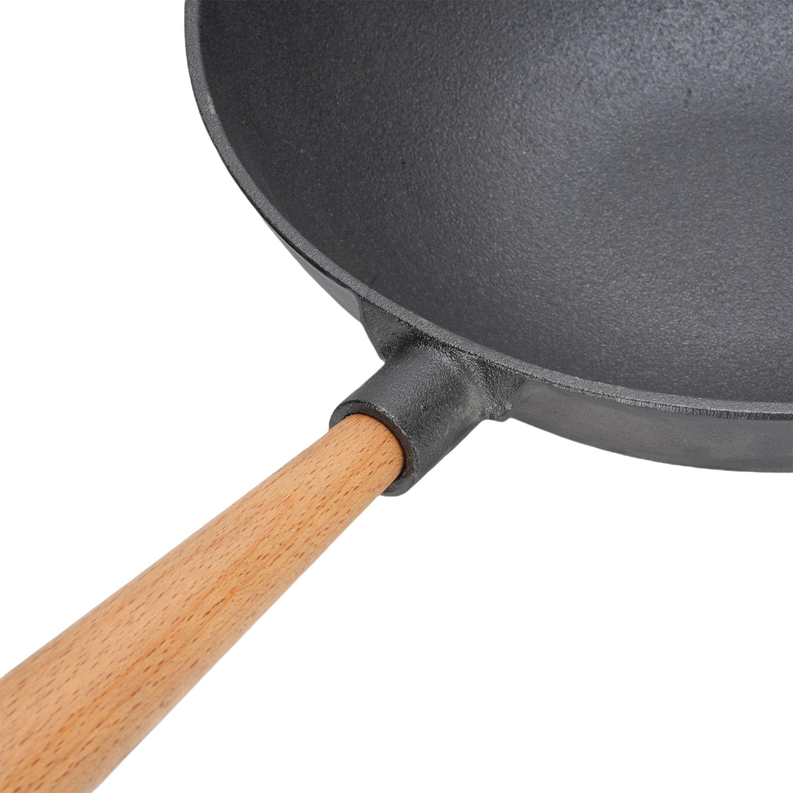 Castn Wokan z Woodle - Wielofunkcyjna Kuchenka do Mieszania, Smażenia i Pieczenia Oraz Wymienna Kuchenka Indukcyjna, Elektryczna Ceramiczna, Płyta Gazowa i Gotowanie na Ogniu