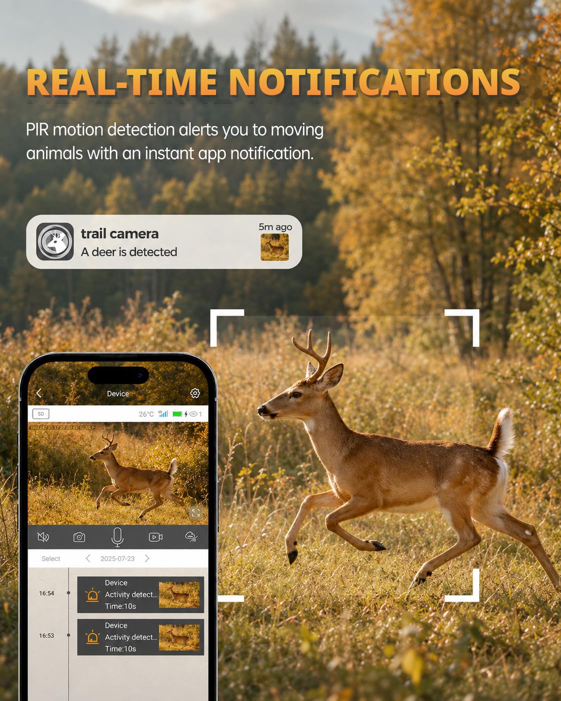Caméra de chasse solaire HD 2,5 K avec vision nocturne, caméra de jeu cellulaire 4G LTE - Temps de déclenchement 0,2 s activé par le mouvement