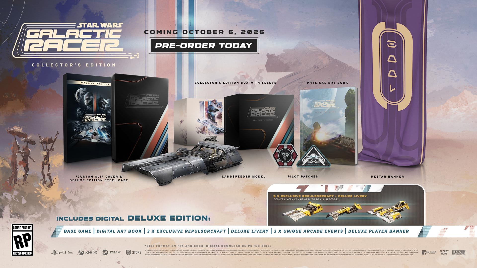 Amazon.com: Star Wars Galactic Racer: Collector's Edition