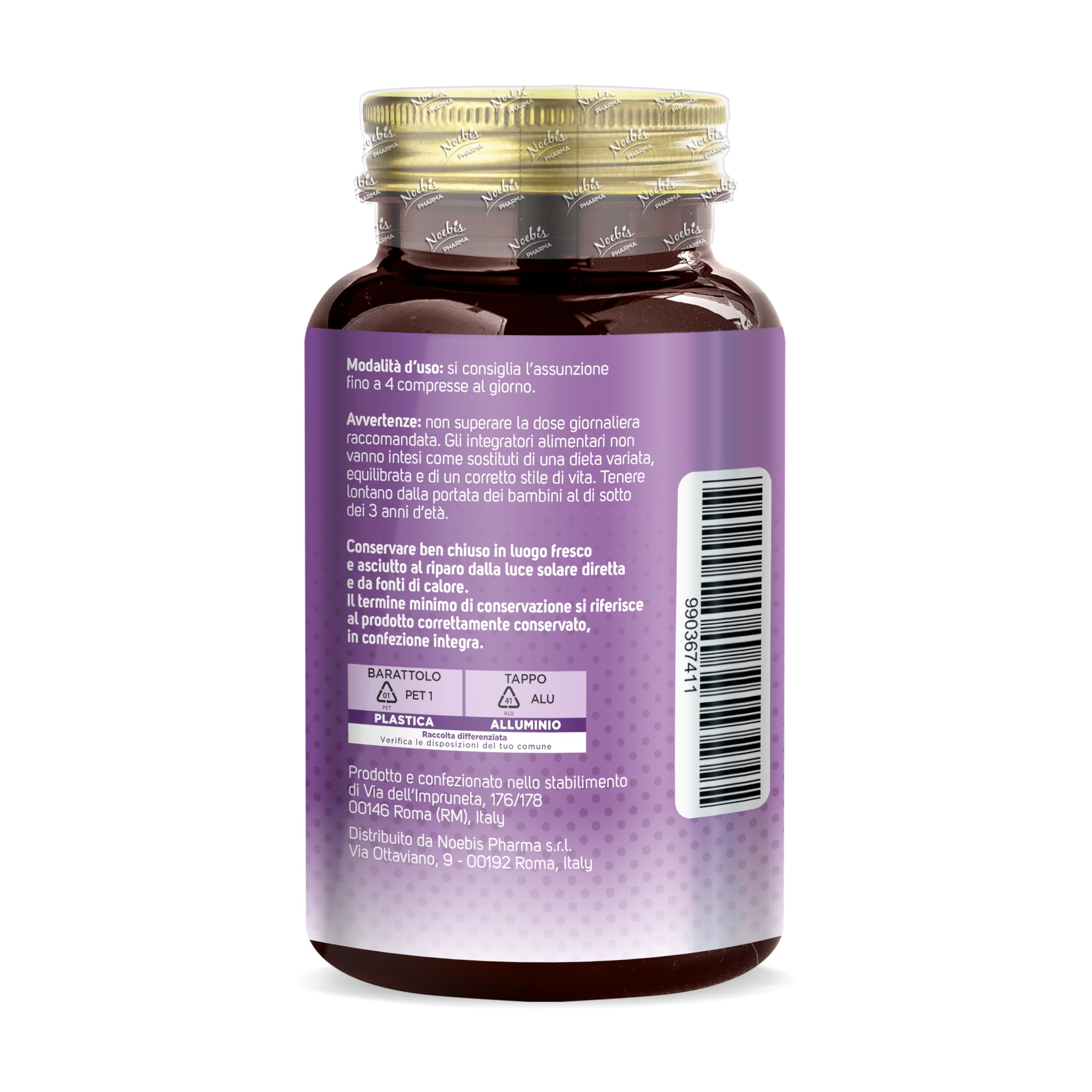 Cardo Mariano Noebis Pharma - Estratto Secco di Cardo Mariano con Silimarina - 300 Compresse - Supporto Fegato, Digestione e Azione Antiossidante (Confezione da 4)