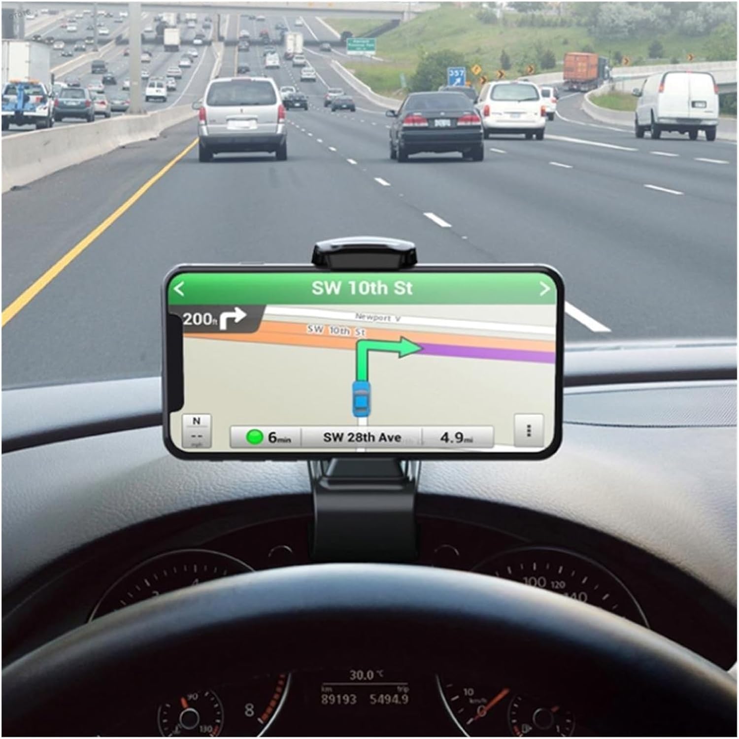 Car Holder GPS Navigation Dashboard Holder Mobile Clip Fold Holder Mount Stand Bracket