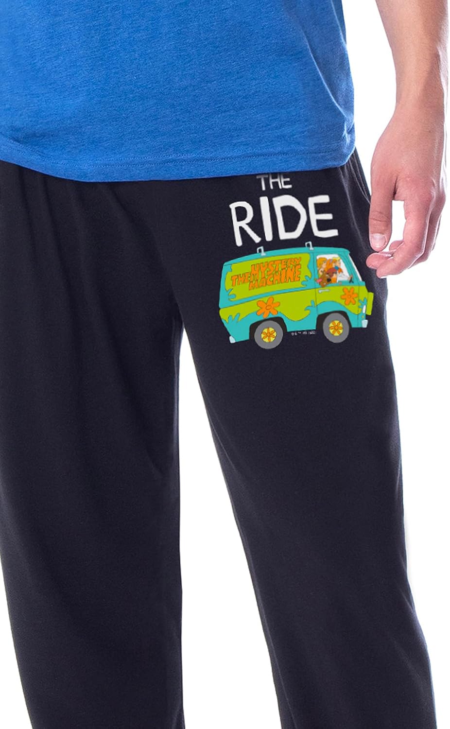 INTIMO Scooby-Doo Mens' The Gang Ride Mystery Machine Pajama Set Shirt Pants