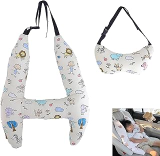 H-Shape -Kid Car Sleeping Head Support, H-Shape - Car Sleeping Head Support,Pillow Adults and Children H-Shaped Pillow Travel Pillow for Support The Body and Head (F)