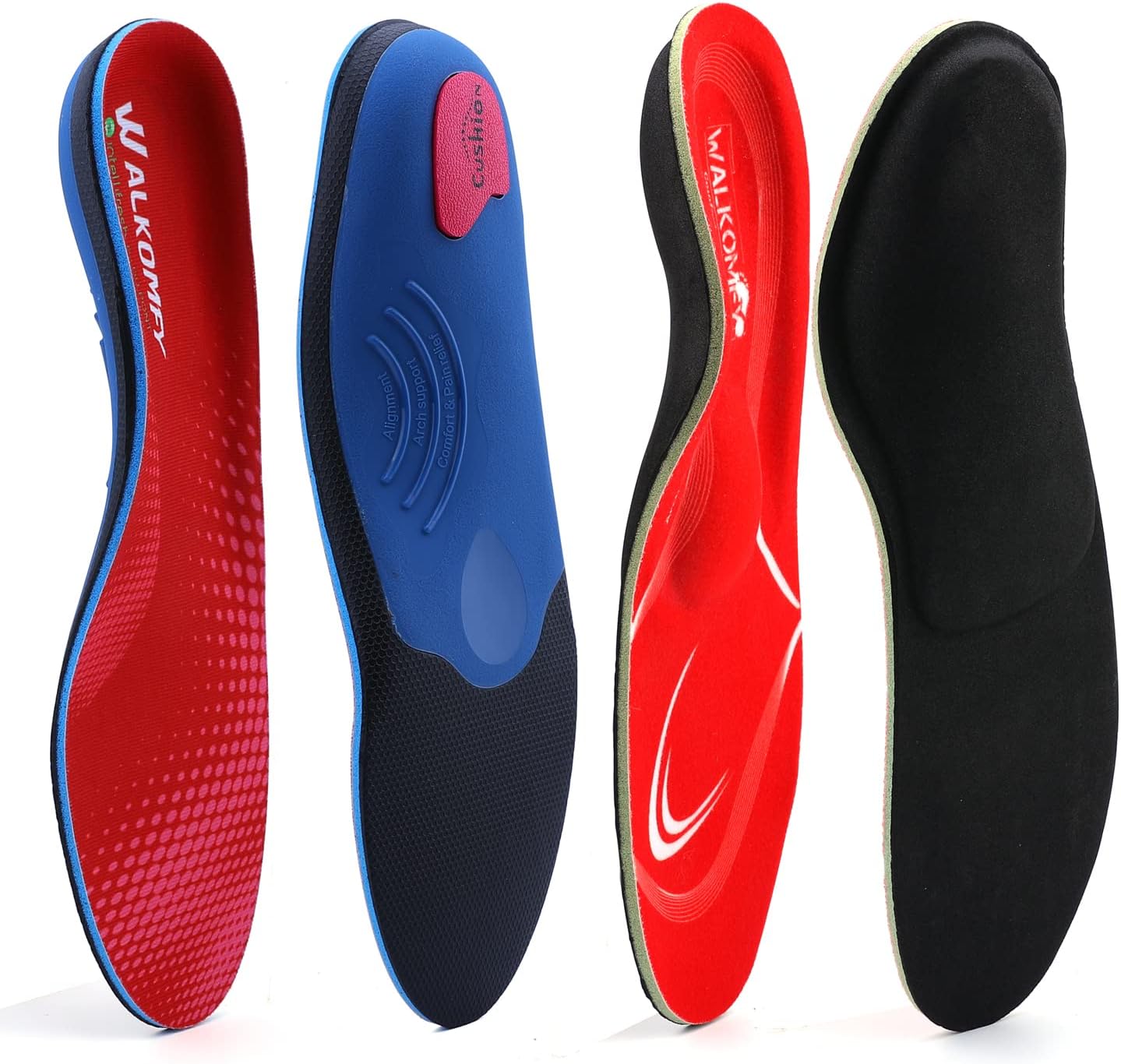 Walkomfy Pain Relief Orthotics, Plantar Fasciitis Arch