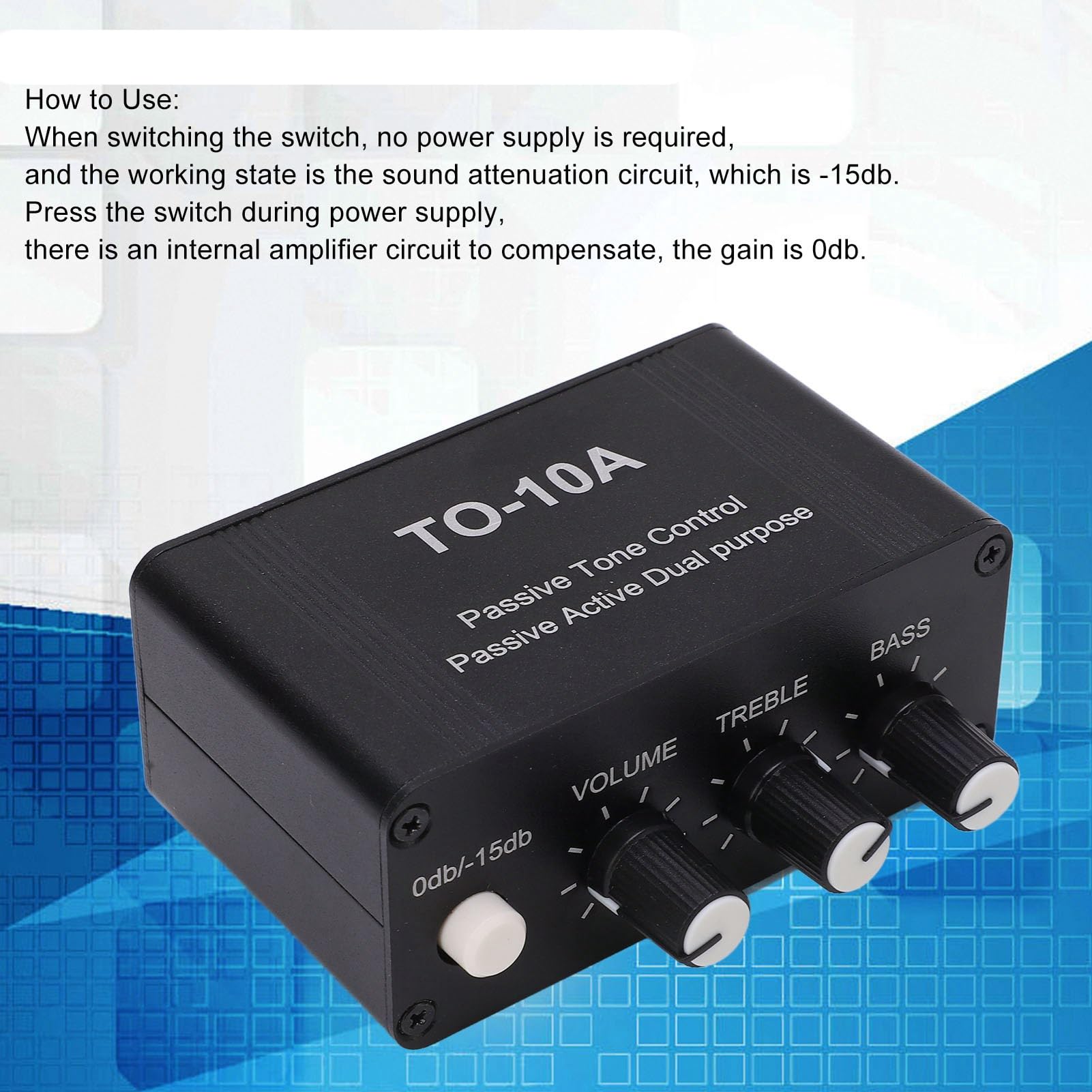Mini Preamplificatore Audio Stereo NE5532 DC 12V Amplificatore per Cuffie