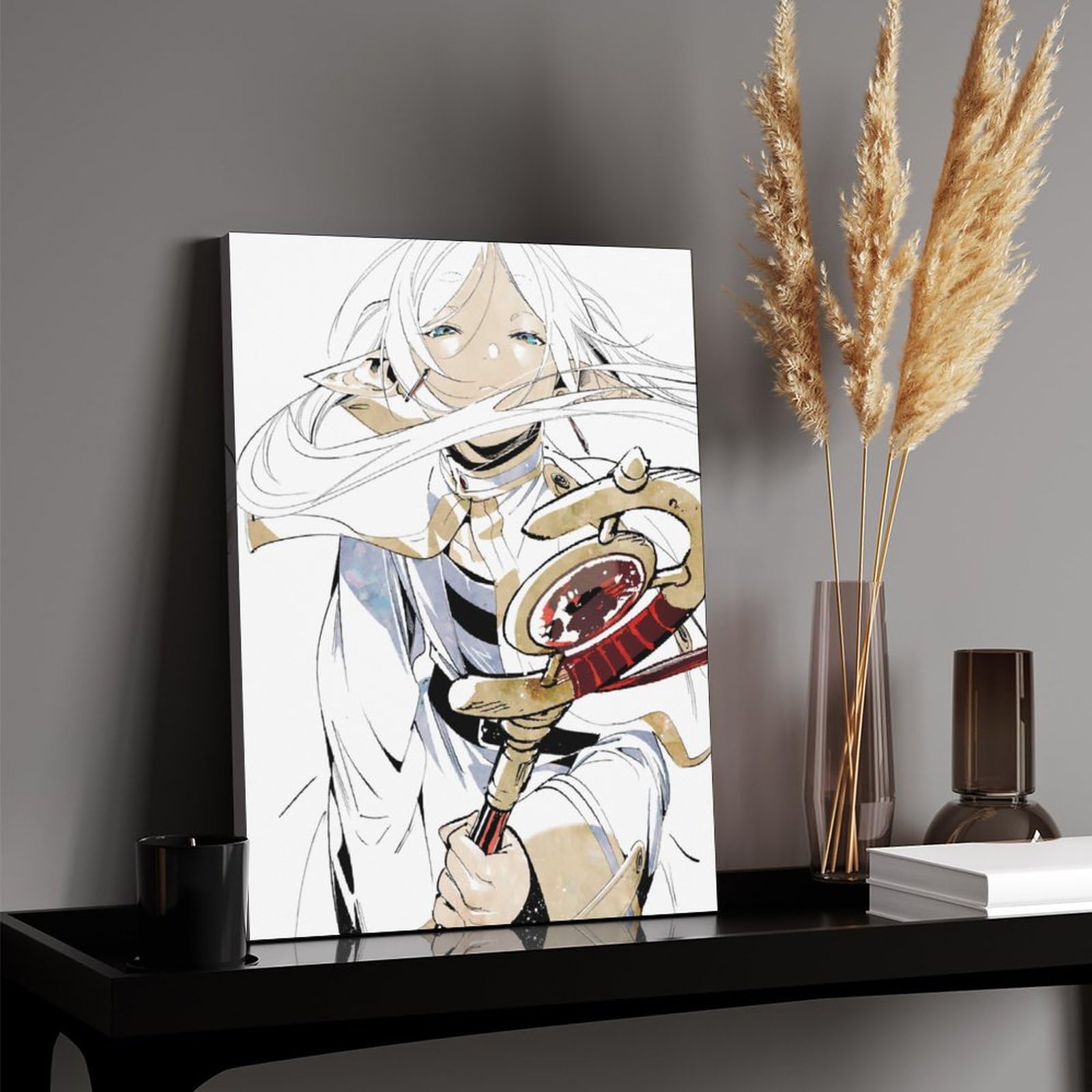 葬送のフリーレン　中国限定　フリーレン　立体画　3D   絵画　タイプB 葬送のフリーレン」浮遊したフリーレンが光る!? 原作イラストを
