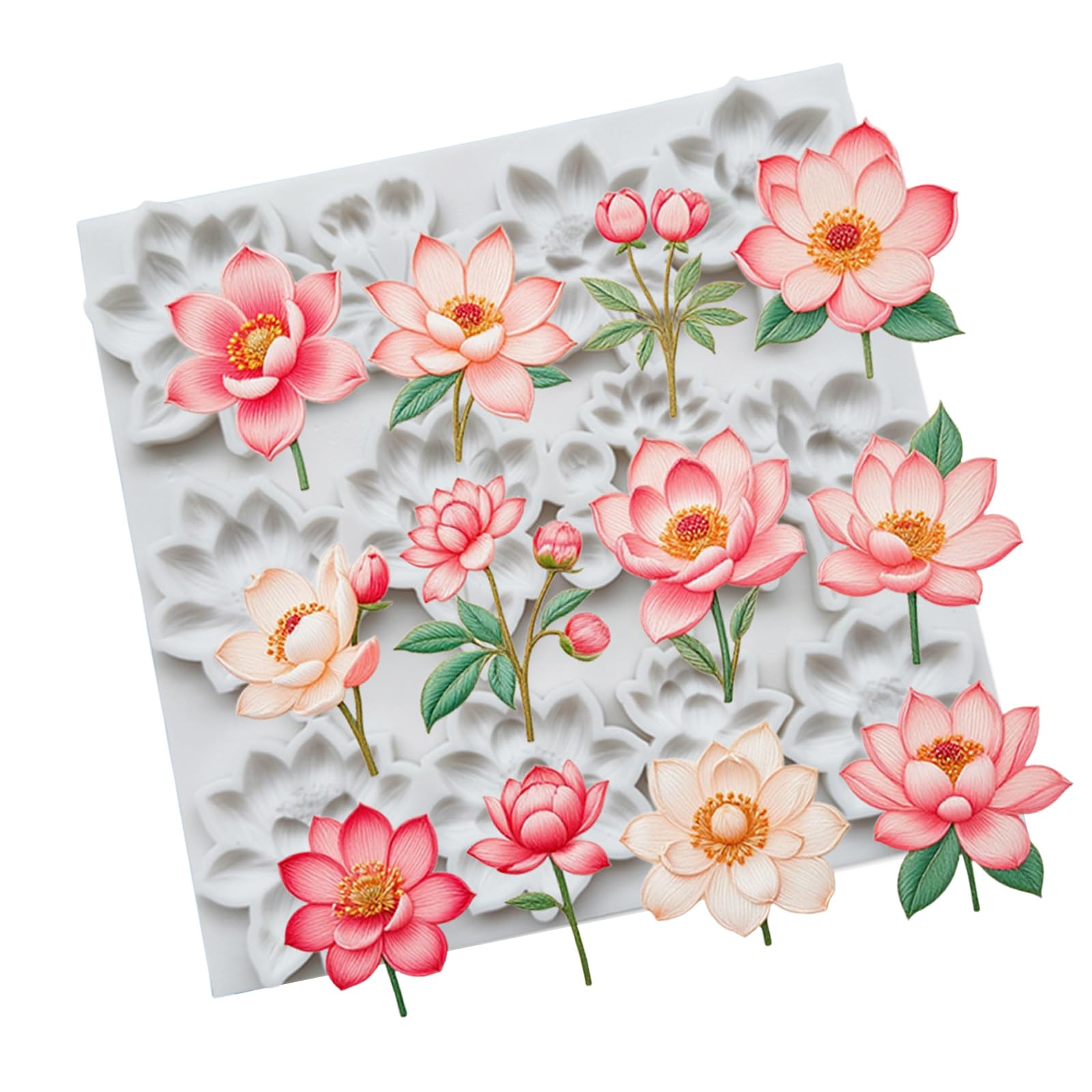 Moule à fleurs en silicone gâteaux chocolats bonbons et loisirs créatifs