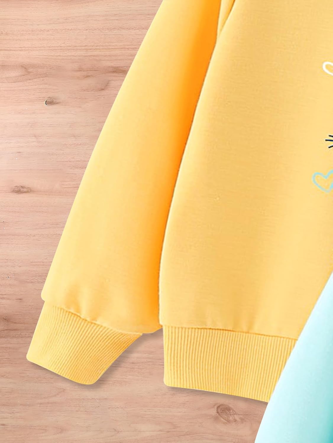 3-Pack Girls Long Sleeve T-Shirt for Fall,Soft Cotton Toddler Top,Cute Graphic Tee for Kids (2-12Y) - Image 5