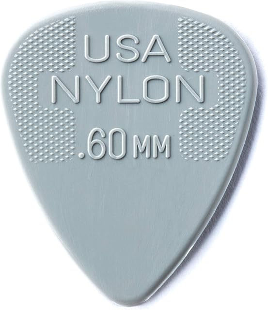 Jim Dunlop 44P.60 Nylon Standard Player Pack (Pack of 12)