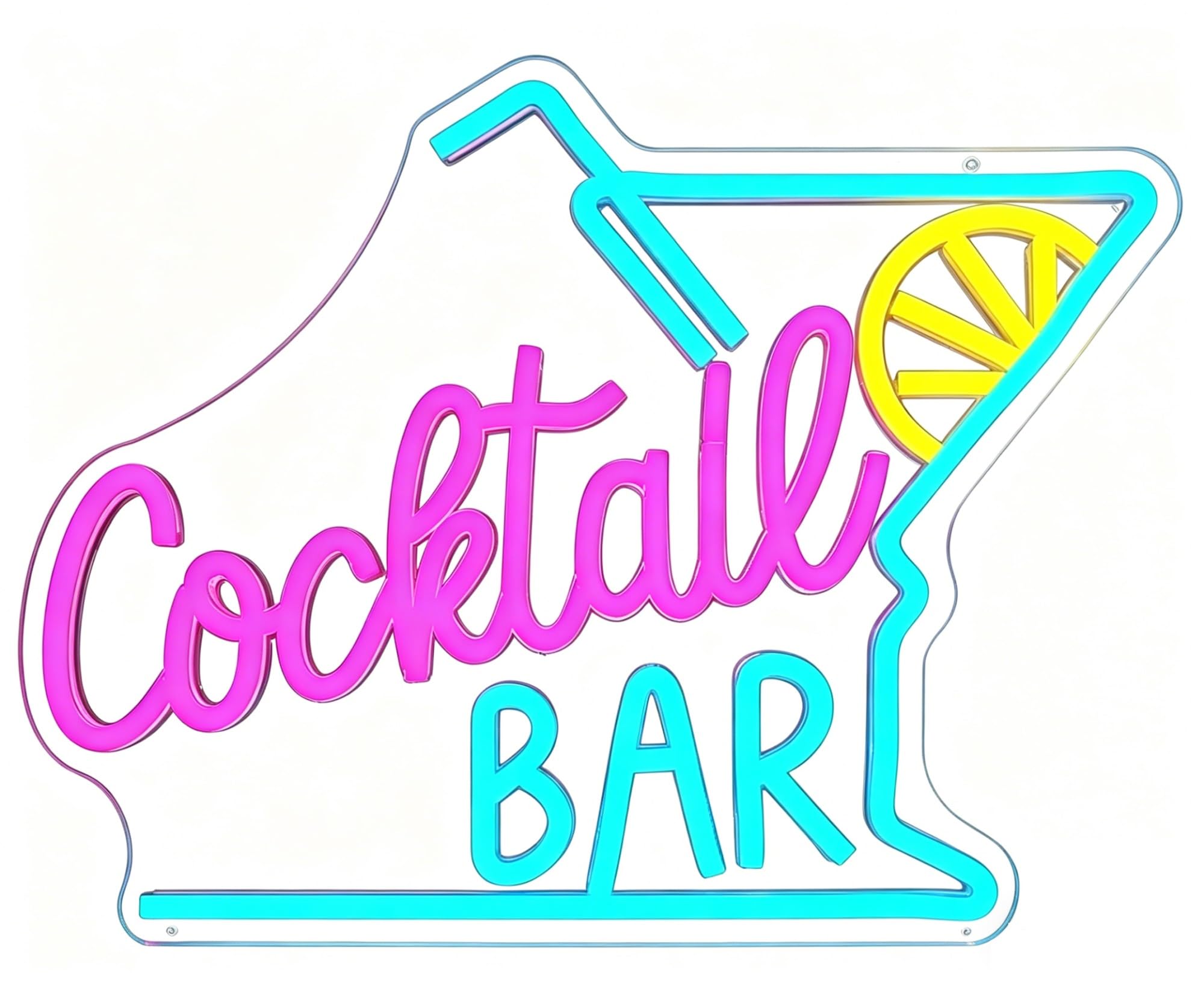 Dimmable LED Neon Light for Cafe & Beverage Shop Wall Decor(9(40 * 30cm))