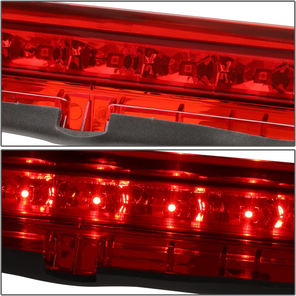 DNA MOTORING 3BL-STC11-LED-RD Red Lens LED High Mount 3rd Third Brake Light [Compatible with 11-16 Scion tC]