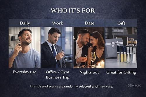 Miniatura 6 de Juego de viales de muestras de Colonia para hombre de diseño superior x 15 Muestra de colonia mejor calificada más popular